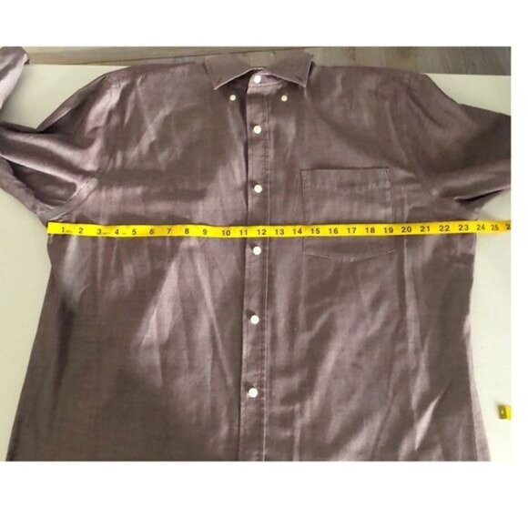 Croft & Barrow Mens Easy Care Long Sleeve Button-Up Shirt L - Picture 4 of 5